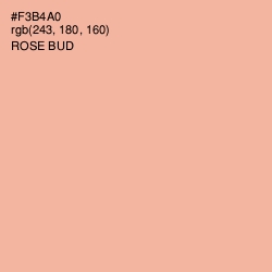 #F3B4A0 - Rose Bud Color Image