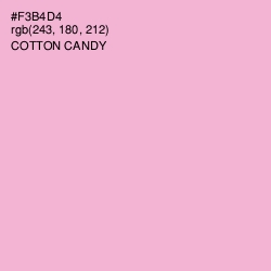 #F3B4D4 - Cotton Candy Color Image