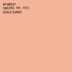 #F3B597 - Gold Sand Color Image