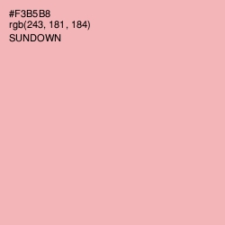 #F3B5B8 - Sundown Color Image