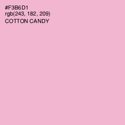 #F3B6D1 - Cotton Candy Color Image
