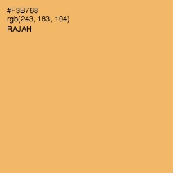 #F3B768 - Rajah Color Image