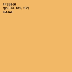 #F3B866 - Rajah Color Image