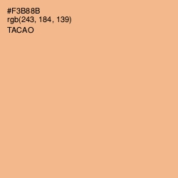 #F3B88B - Tacao Color Image