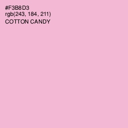 #F3B8D3 - Cotton Candy Color Image