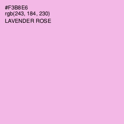 #F3B8E6 - Lavender Rose Color Image