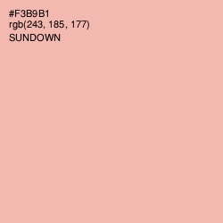 #F3B9B1 - Sundown Color Image