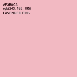 #F3B9C3 - Lavender Pink Color Image