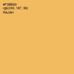 #F3BB60 - Rajah Color Image