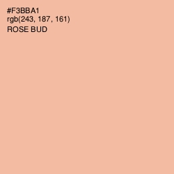 #F3BBA1 - Rose Bud Color Image