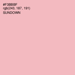 #F3BBBF - Sundown Color Image