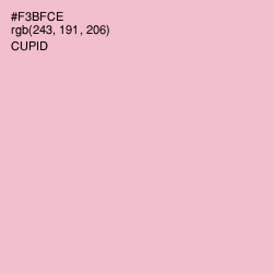 #F3BFCE - Cupid Color Image