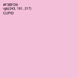 #F3BFD9 - Cupid Color Image