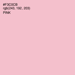 #F3C0CB - Pink Color Image