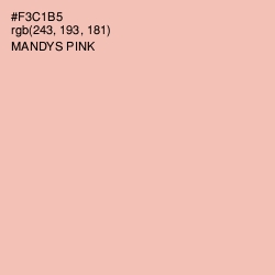 #F3C1B5 - Mandys Pink Color Image
