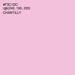 #F3C1DC - Chantilly Color Image