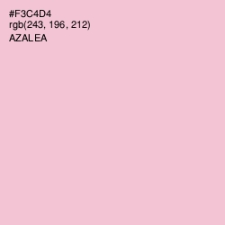 #F3C4D4 - Azalea Color Image