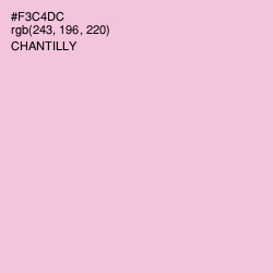 #F3C4DC - Chantilly Color Image