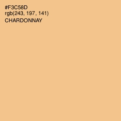 #F3C58D - Chardonnay Color Image