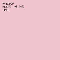 #F3C6CF - Pink Color Image