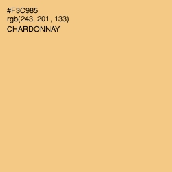 #F3C985 - Chardonnay Color Image