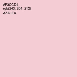 #F3CCD4 - Azalea Color Image