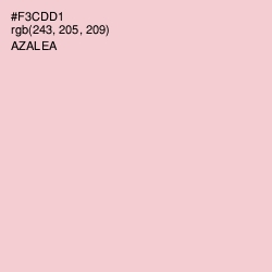 #F3CDD1 - Azalea Color Image