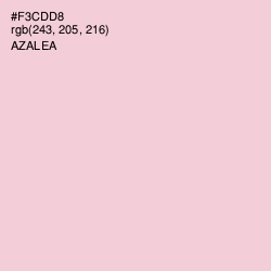 #F3CDD8 - Azalea Color Image