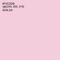 #F3CDDB - Azalea Color Image