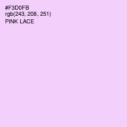#F3D0FB - Pink Lace Color Image