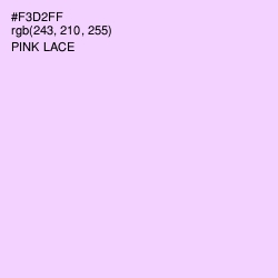 #F3D2FF - Pink Lace Color Image