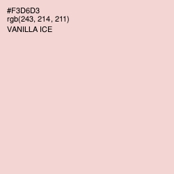 #F3D6D3 - Vanilla Ice Color Image