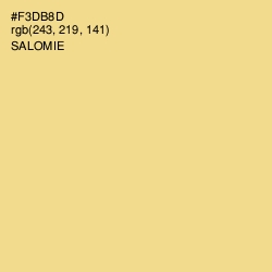 #F3DB8D - Salomie Color Image