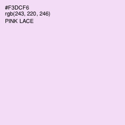 #F3DCF6 - Pink Lace Color Image