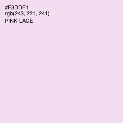 #F3DDF1 - Pink Lace Color Image