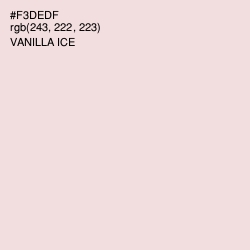 #F3DEDF - Vanilla Ice Color Image