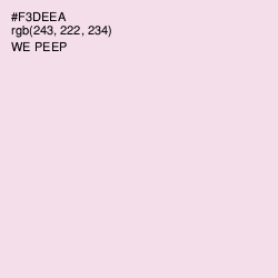 #F3DEEA - We Peep Color Image