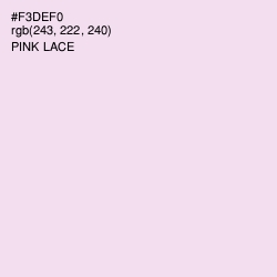 #F3DEF0 - Pink Lace Color Image