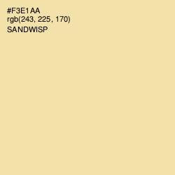 #F3E1AA - Sandwisp Color Image