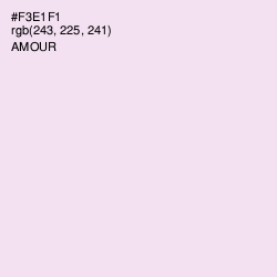 #F3E1F1 - Amour Color Image