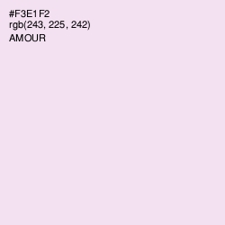 #F3E1F2 - Amour Color Image