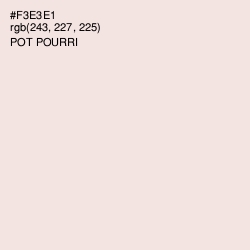 #F3E3E1 - Pot Pourri Color Image