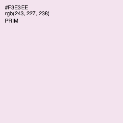 #F3E3EE - Prim Color Image