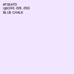 #F3E4FD - Blue Chalk Color Image