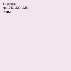 #F3E5EE - Prim Color Image