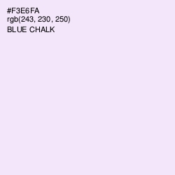 #F3E6FA - Blue Chalk Color Image