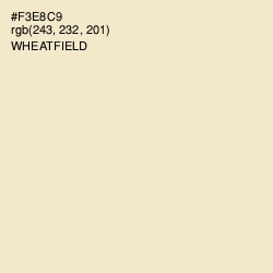 #F3E8C9 - Wheatfield Color Image