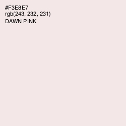 #F3E8E7 - Dawn Pink Color Image