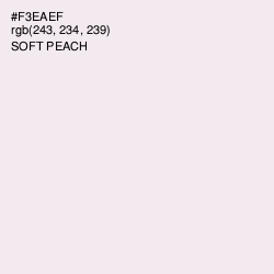 #F3EAEF - Soft Peach Color Image