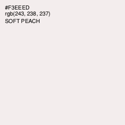 #F3EEED - Soft Peach Color Image